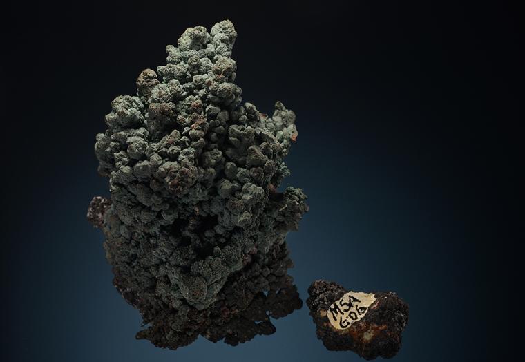 COPPER coated with MALACHITE